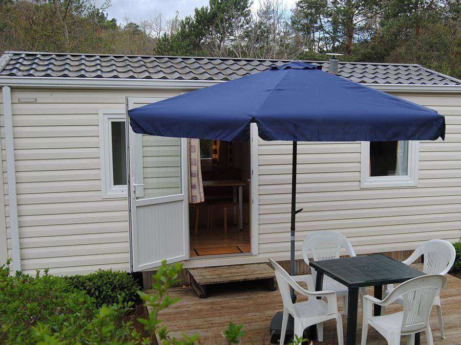 Camping La Castillonderie - Mobilheim 3 personen - Economique 2 Zimmer - 18m² in Thonac, Périgord Noir