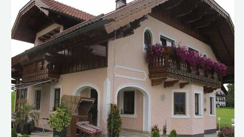 Vakantiewoning voor 3 personen, met tuin en uitzicht op het meer aan de Mondsee