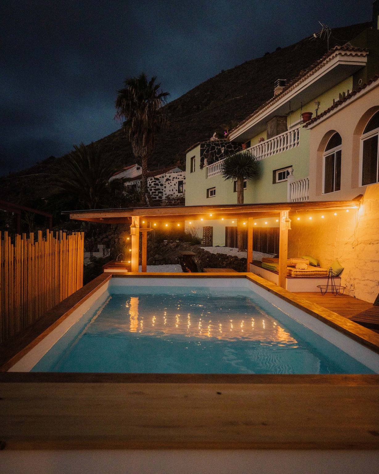 Ferienhaus 'Xuixo In Tenerife Süd' mit Meerblick, Wlan und Klimaanlage in Tejina de Isora, Guía de Isora