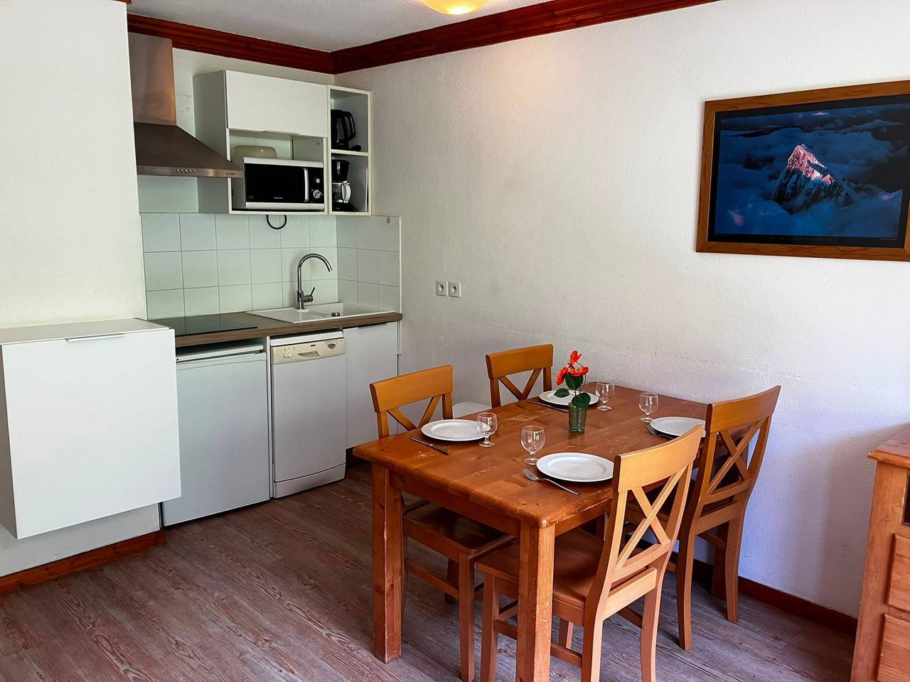 Ganze Wohnung, Ferienwohnung für 4 Personen mit Sauna in Lanslebourg-Mont-Cenis, Region Saint-Jean-de-Maurienne