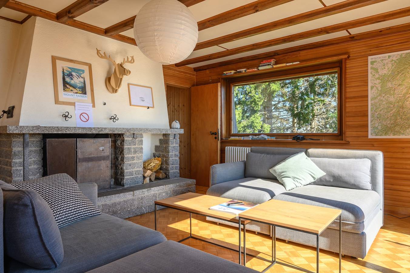 Chalet 'La Rocaille' with Mountain View, Private Terrace and Wi-Fi in Muhlbach-sur-Munster, Parc naturel régional des Ballons des Vosges