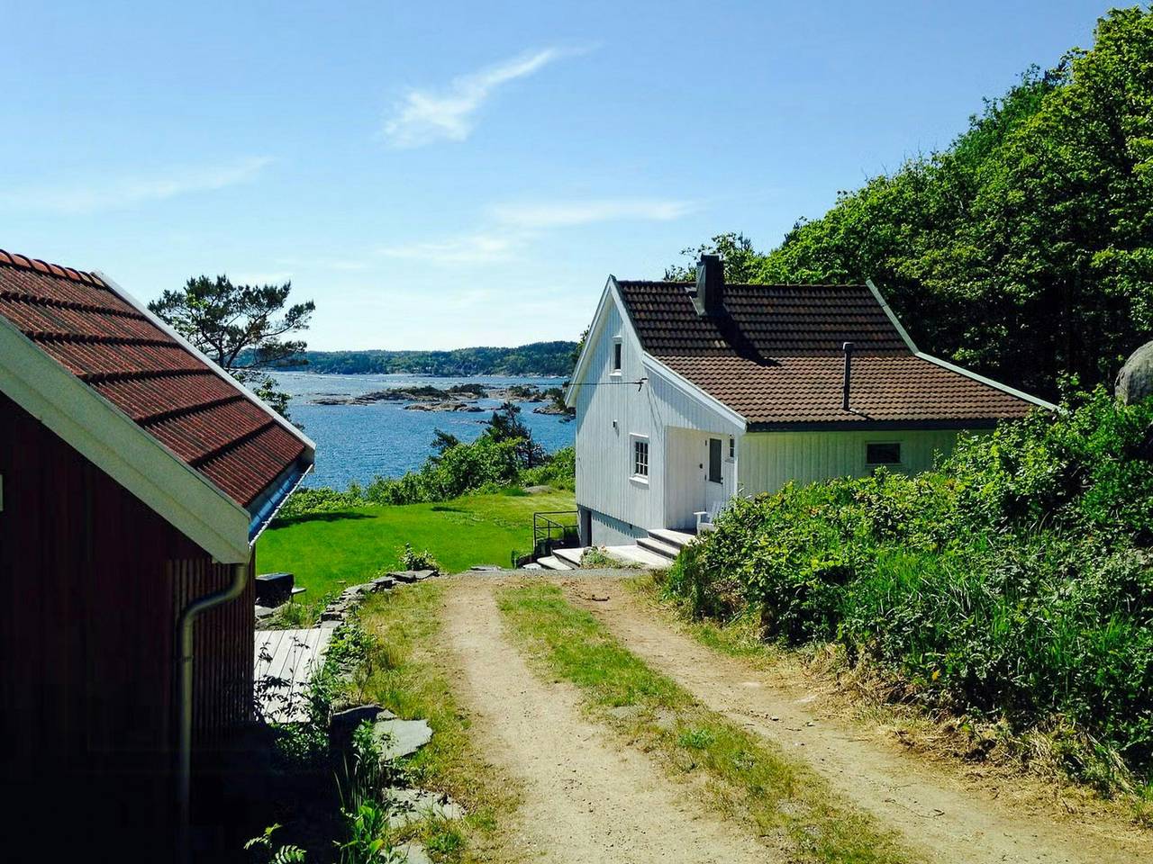 Privat hytte med panoramautsikt i Lillesand in Lillesand 