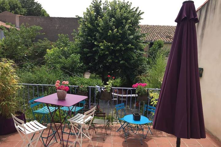 Location de vacances pour 7 personnes, avec jardin et balcon dans Cite Medievale