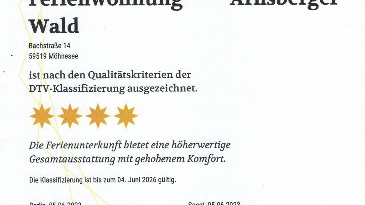 Ganze Ferienwohnung, Ferienwohnung für 4 Personen (68 m²) in Möhnesee in Möhnesee, Sauerland