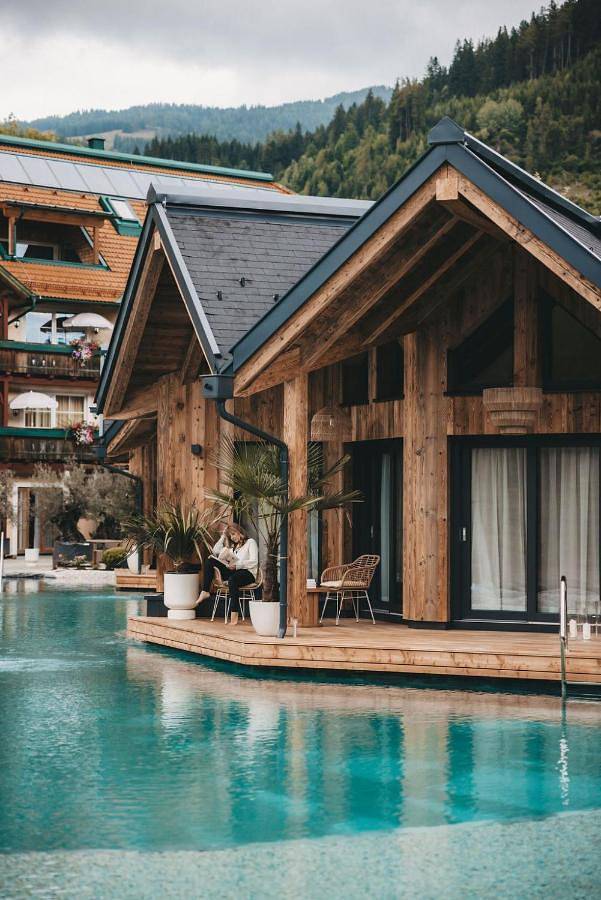 Hotel für 2 Personen, mit Balkon und Terrasse sowie Garten und Pool in Murau