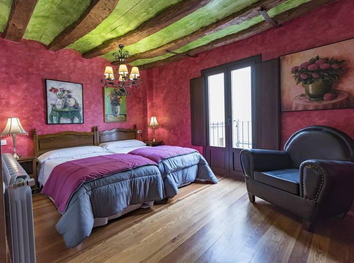 Habitación para 2 personas, con Balcón en Navarra