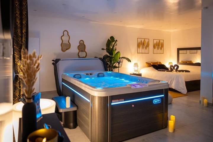 Location de vacances pour 2 personnes, avec jacuzzi et terrasse à Urschenheim