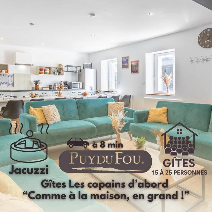 Ferienhaus für 15 Personen, mit Garten und Ausblick - 1