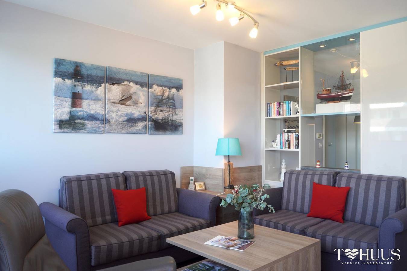 Ganze Wohnung, Ferienwohnung "de Hahnpoten", 200 m zum Meer, 4 Personen, Deichblick in Dorum-Neufeld, Samtgemeinde Land Wursten