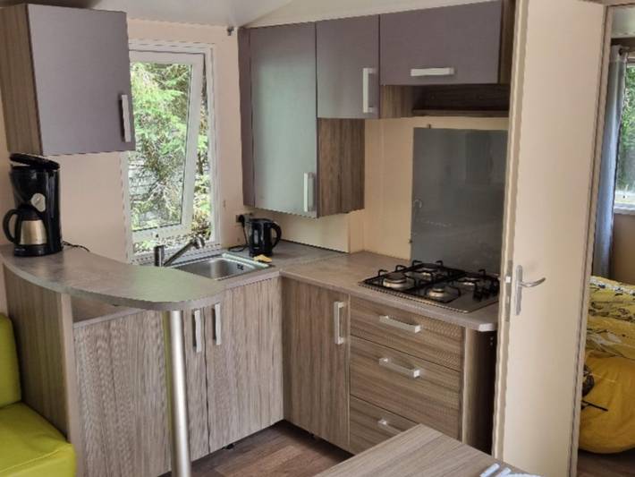 Mobil home pour 6 personnes, avec terrasse, animaux acceptés à Nibelle