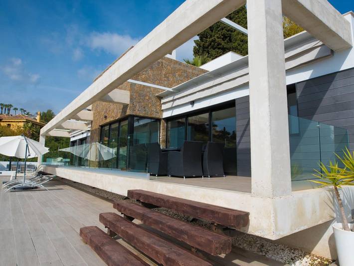 Villa de luxe piscine chauffée et vue sur la mer in Monte de los Almendros, Salobreña