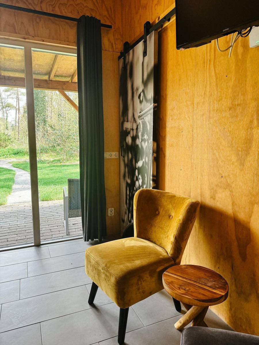 Einzigartiges Ferienhaus für 12 Personen mit Regendusche und in einem Waldpark in Drenthe in Drenthe