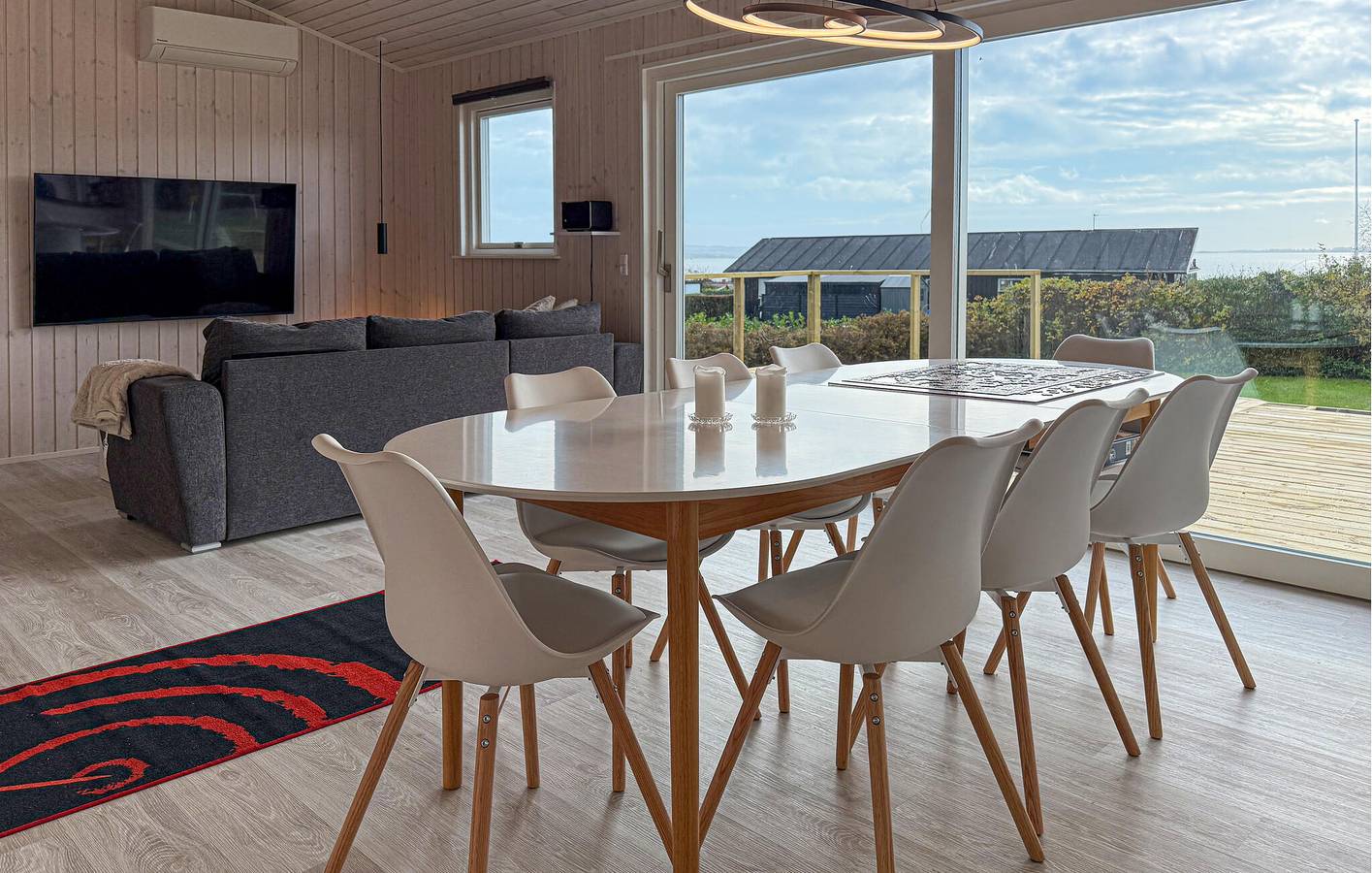 Holiday home for 8 people with garden in Følle Strand, South Djursland