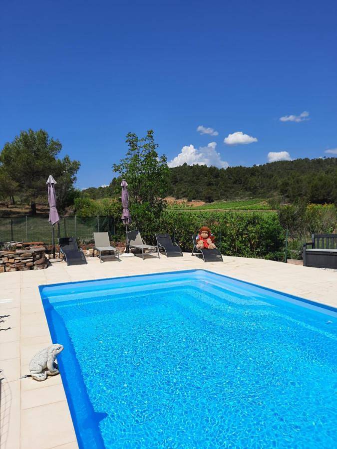 Location de vacances pour 5 personnes, avec piscine ainsi que vue et jardin, adapté aux familles à Cazedarnes - 2