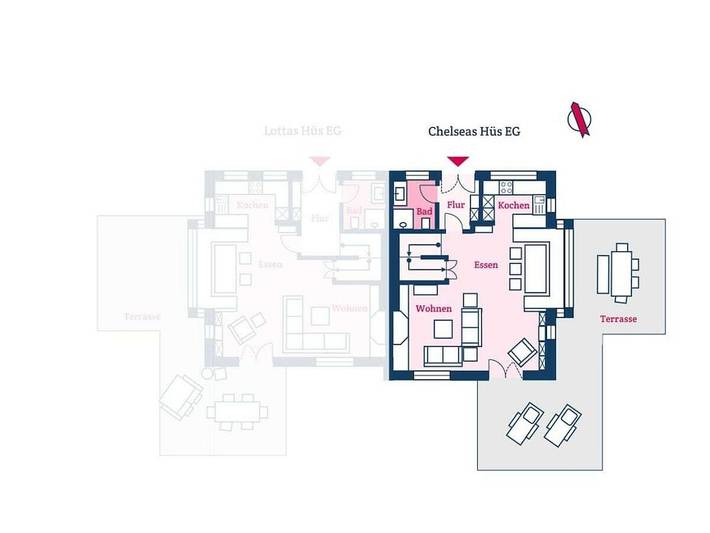 Ferienhaus für 6 Personen, mit Sauna und Garten sowie Terrasse - 1