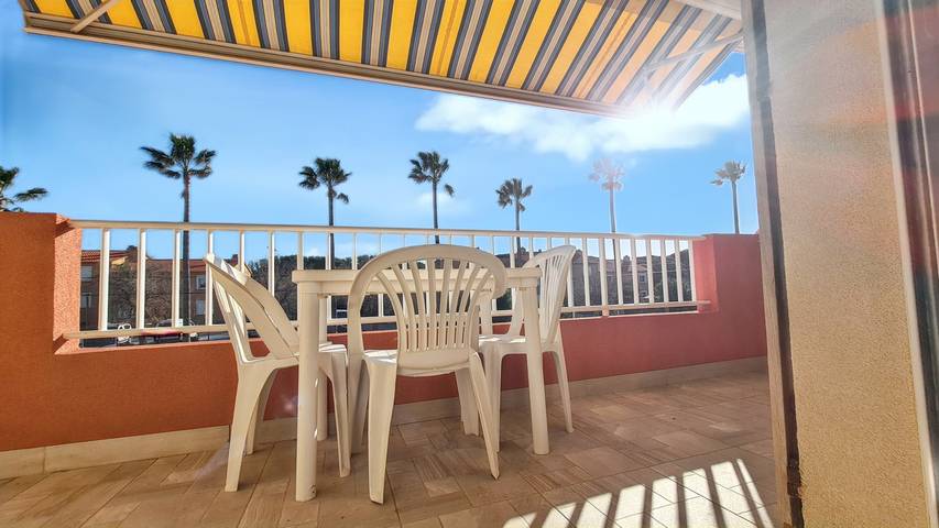 Studio pour 4 personnes, avec terrasse, animaux acceptés