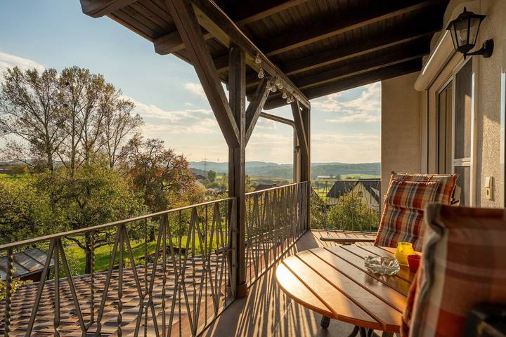 Vacation rental for 4 people, with Balcony and Yard as well as Sauna