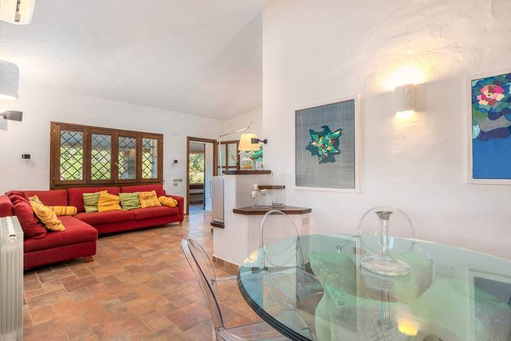 Appartamento per vacanze "Corbezzoli" con vista mare, Wi-Fi, balcone, giardino e terrazza in Cala Girgolu, San Teodoro