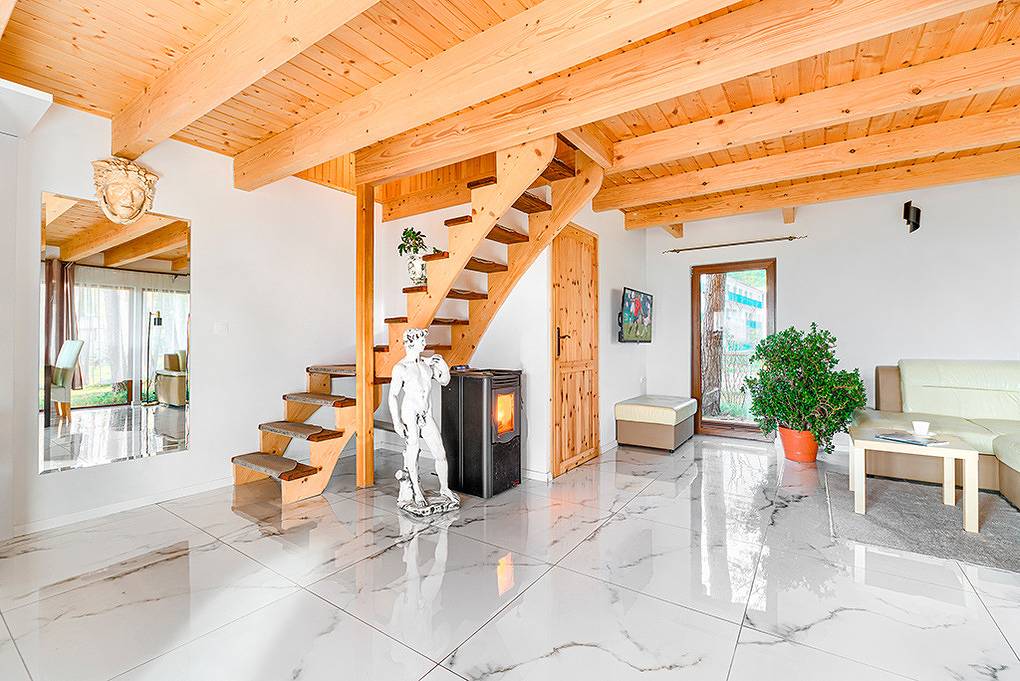 Maison de vacances pour 6 personnes avec terrasse in Dąbki, Powiat de Sławno