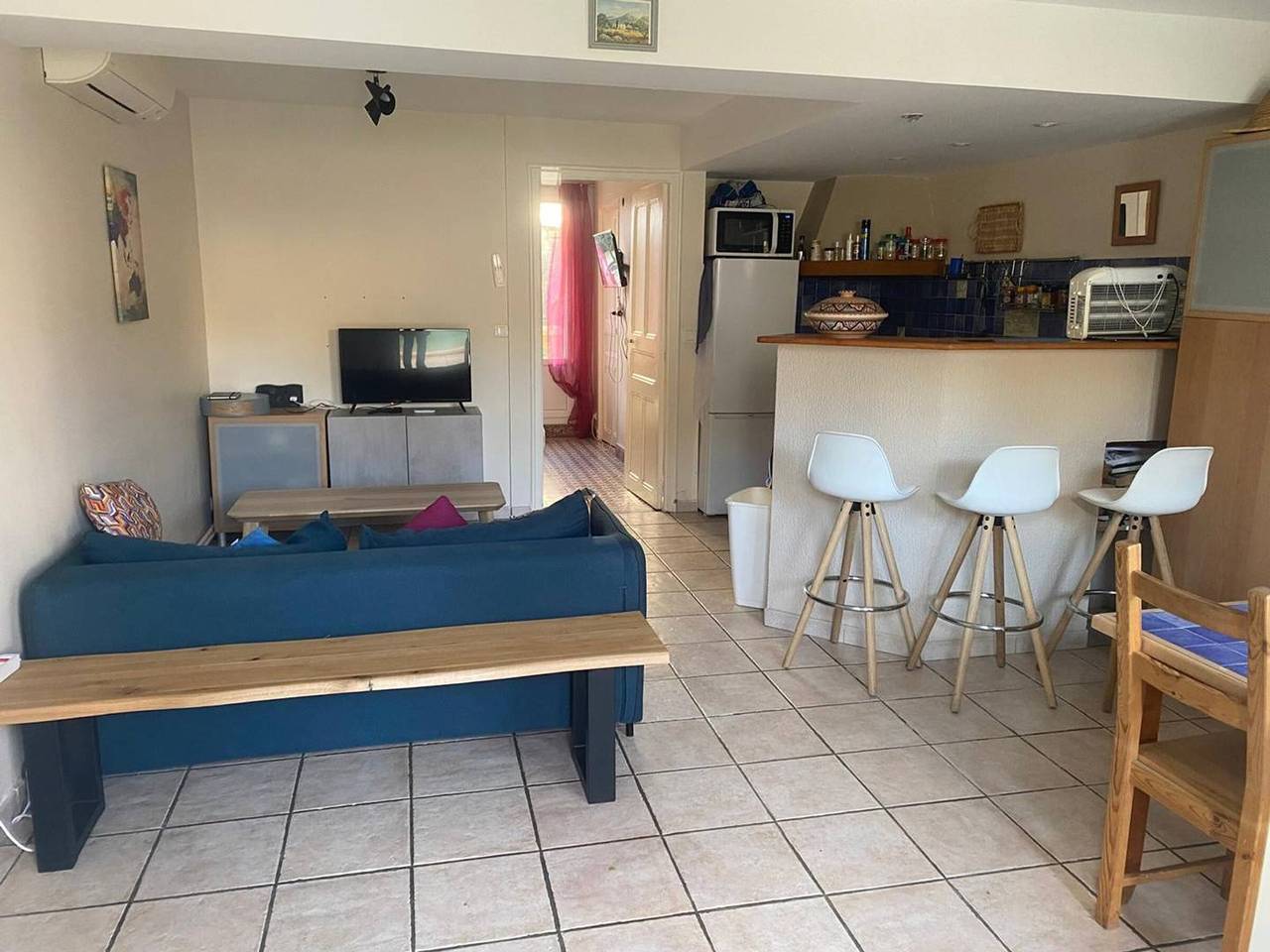 Appartement entier, F2 Climatisé Proche Cures, Amélie-les-Bains in Amélie-les-Bains-Palalda, Région de Céret