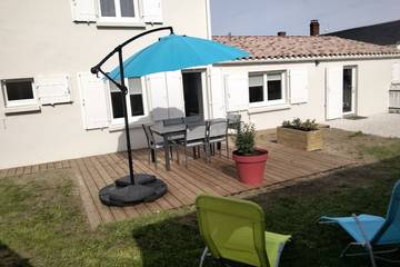 Gîte pour 4 personnes, avec jardin dans Sion-sur-l'Océan