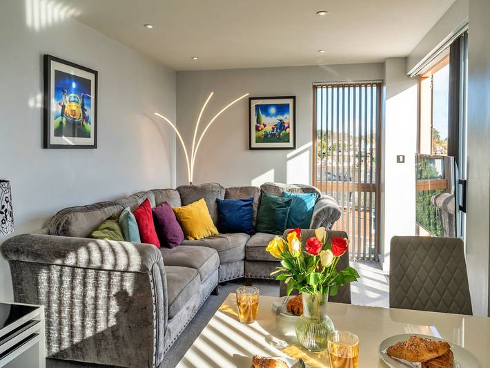 Holiday apartment for 4 people, with Balcony in Teignmouth
