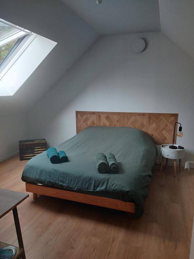 Appartement de vacances pour 2 personnes, avec Terrasse ainsi que Jardin et Vue