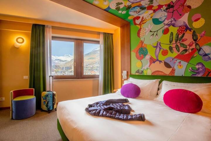 Hôtel pour 4 personnes, avec vue