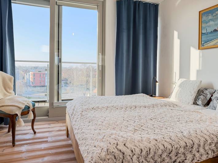 Ferienwohnung für 3 Personen, mit Ausblick und Balkon, kinderfreundlich in Barth - 2