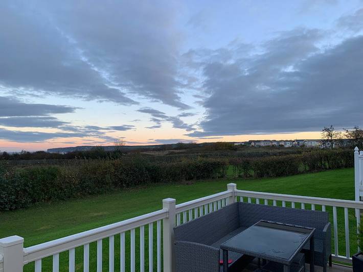 Caravan for 6 people, with garden in North Yorkshire