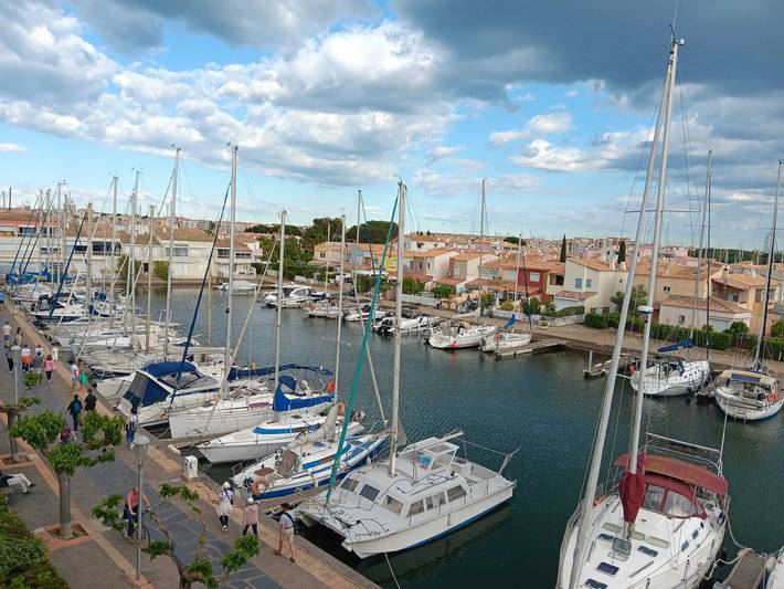 Ganze Wohnung, Helles Apartment in Agde mit Meerblick - 34 m² in Cap d'Agde, Agde