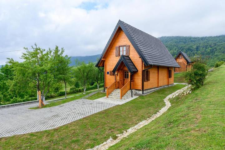 Chalet für 6 Personen, mit Ausblick und Sauna sowie Garten, mit Haustier - 1