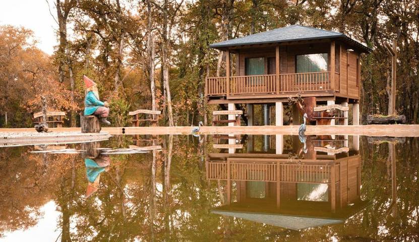 Camping para 3 personas, con jardín en