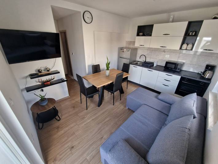 Ferienwohnung für 4 Personen, mit Meerblick und Balkon