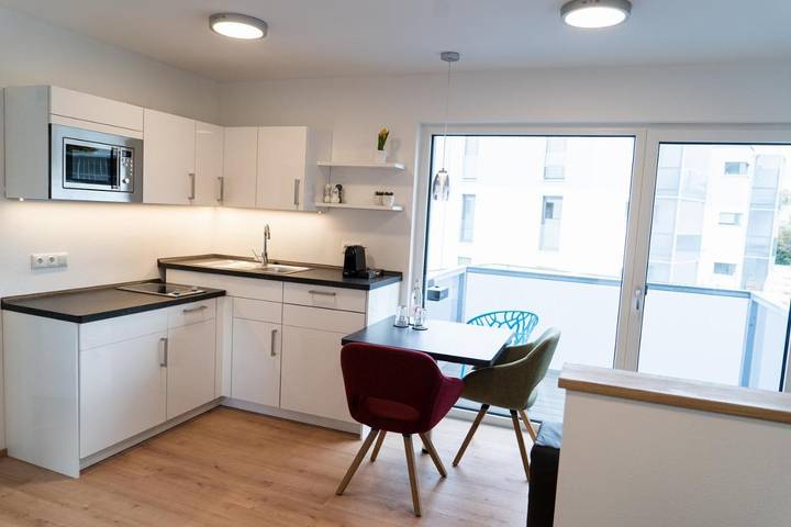 Ferienwohnung für 2 Personen, mit Balkon und Terrasse sowie Ausblick in Amberg (Oberpfalz) - 2