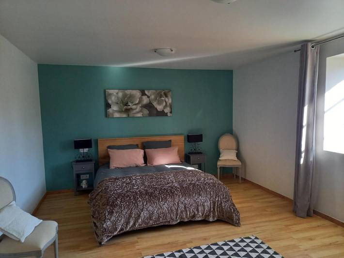 Chambre d’hôte pour 2 personnes, avec Terrasse et Jardin