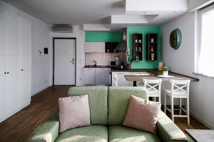 Gîte pour 4 personnes, avec Balcon ainsi que Terrasse et Vue à Cornaredo