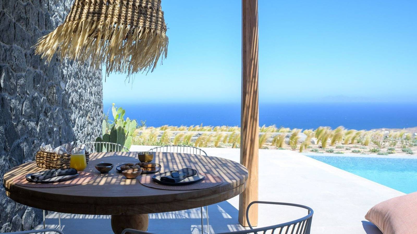 Exquisite Santorini Villa | Villa Corban | 1 Bedroom | Children Older than 7Y are Welcome | Honeymoon Suite with Private Heated Pool | Breathtaking Sea Views | Private Furnished Sun Terrace | Outdoor Dining Area | Imerovigli in Santorini