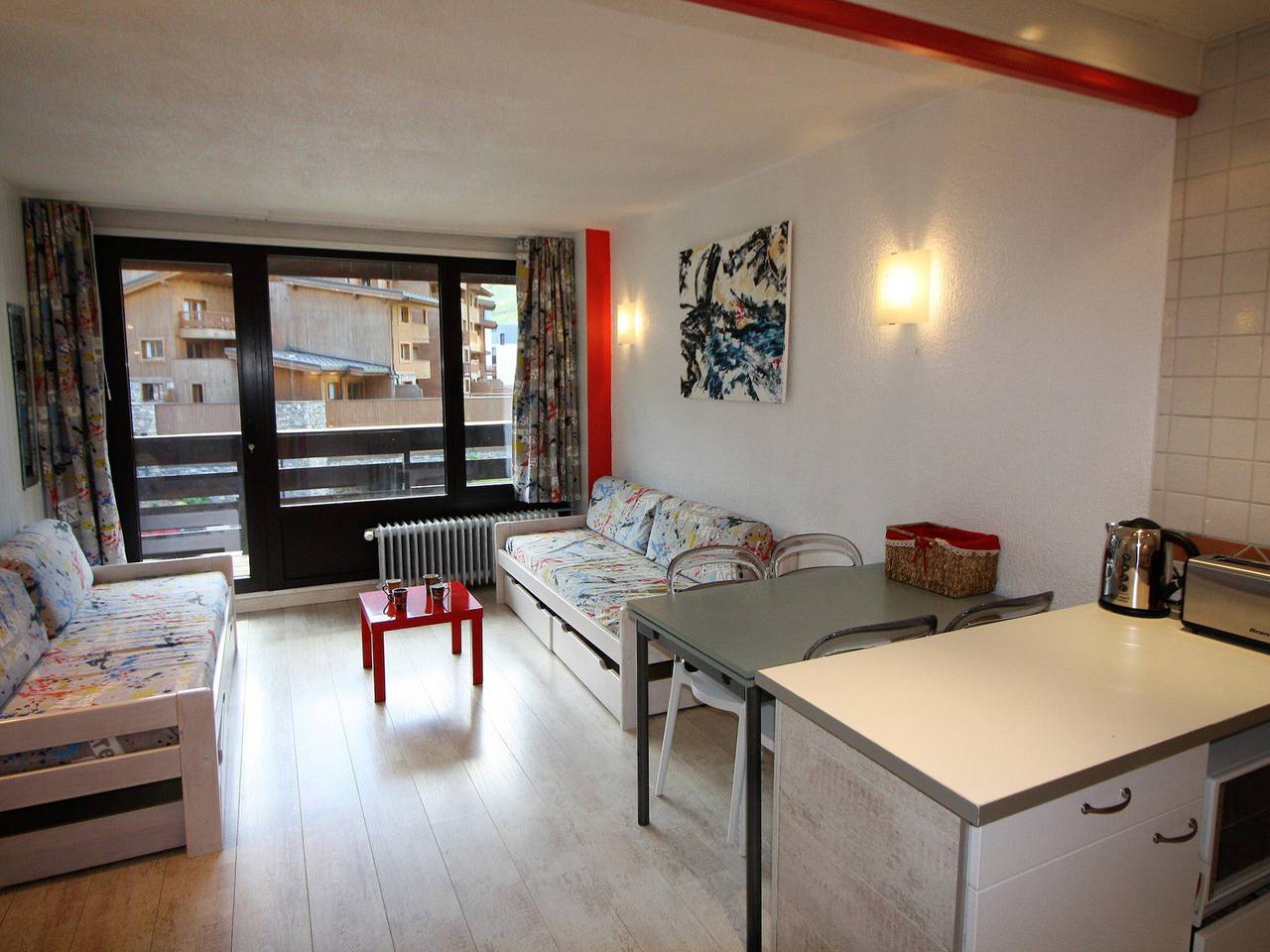Ganzes Studio, Modernes Studio im Val Claret, nahe Skilifte, Balkon, Tv, Küche, 4 Pers., parkplatzpflichtig in Tignes, Vanoise-Massiv