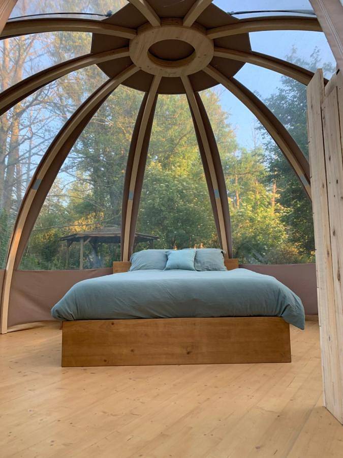 Tente pour 2 personnes, avec vue et jardin dans l' Eure - 2