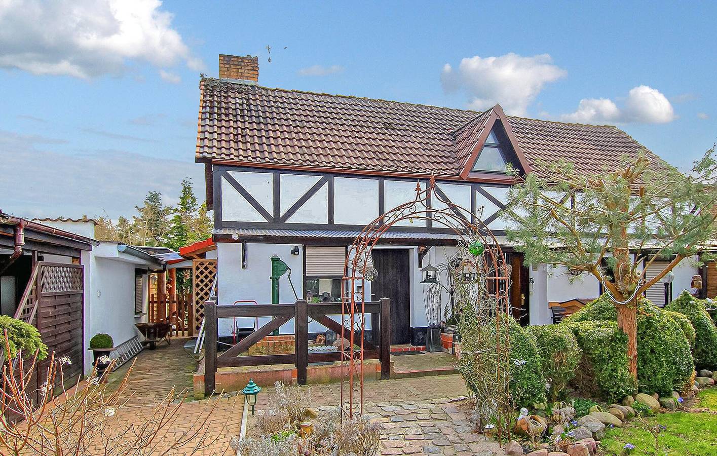 Ganze Ferienwohnung, Modernes Appartement mit Parkplatz, Küche & Internet bei Meiersberg in Meiersberg, Stettiner Haff