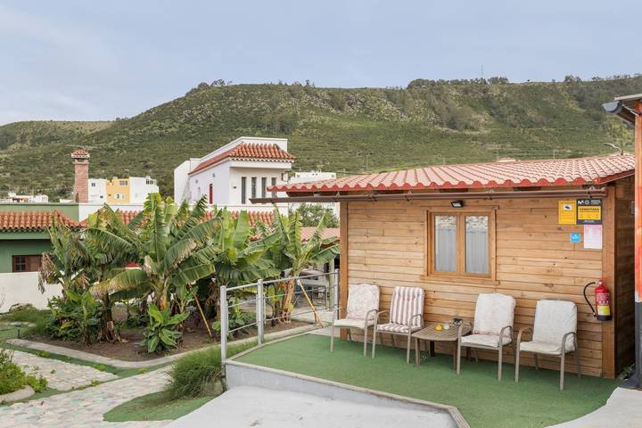 Chalet para 3 personas, con Jardín