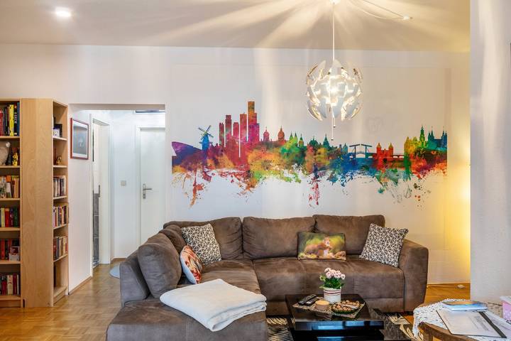 Ferienwohnung für 4 Personen, mit Balkon und Garten in Erfurt