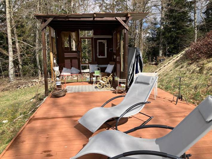 Gîte pour 6 personnes, avec vue ainsi que vue sur le lac et jardin, animaux acceptés dans Le saut du Doubs - 2