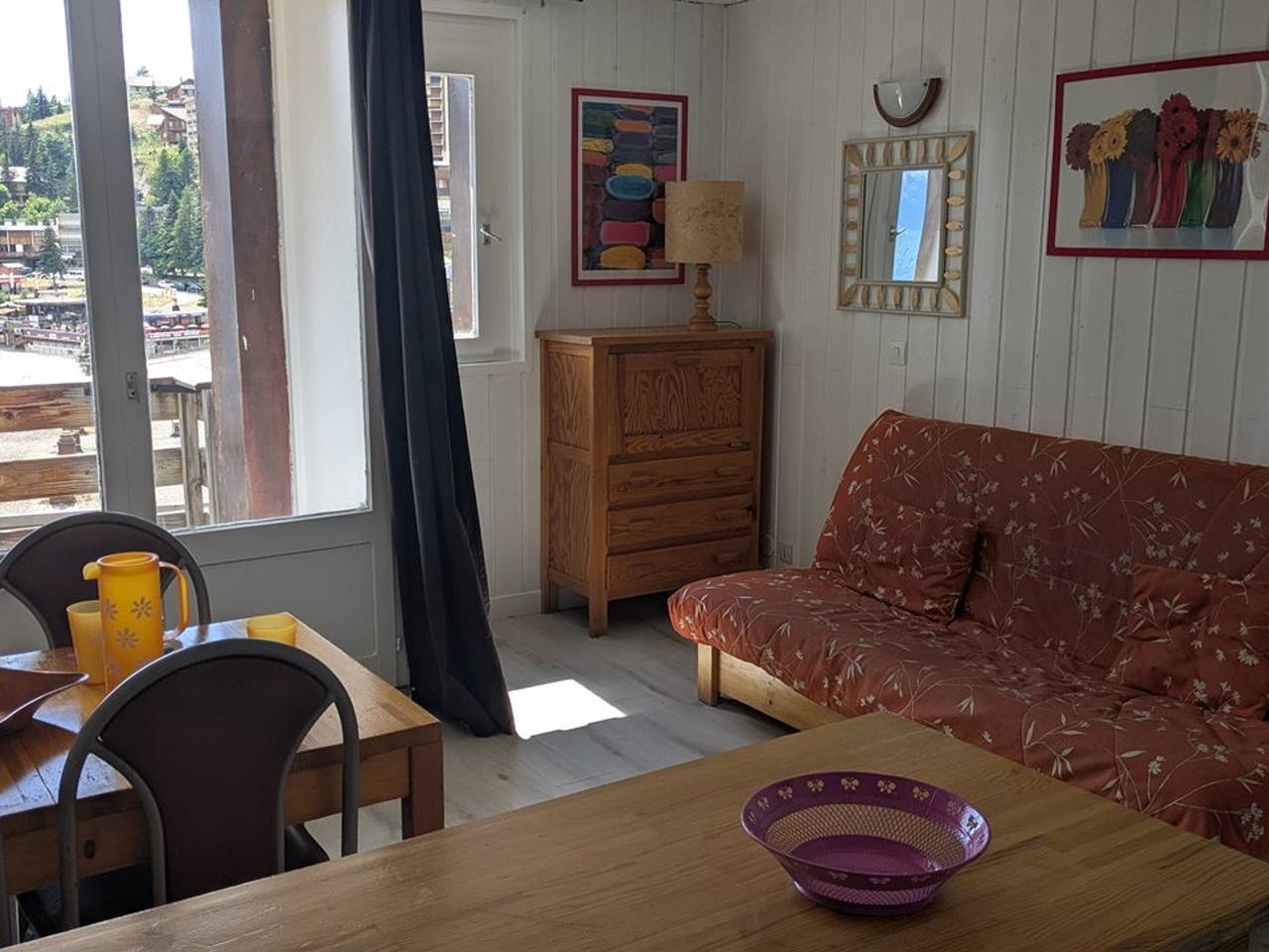 Appartement entier, Maxi Studio pour 4 pers, Expo Sud, au Centre d'Orcières Merlette, Proche Pistes et Commerces in Orcières, Parc national des Écrins