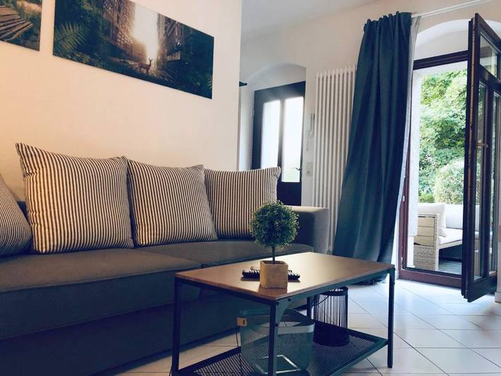 Ferienwohnung für 5 Personen, mit Terrasse und Garten sowie Ausblick in Semperoper