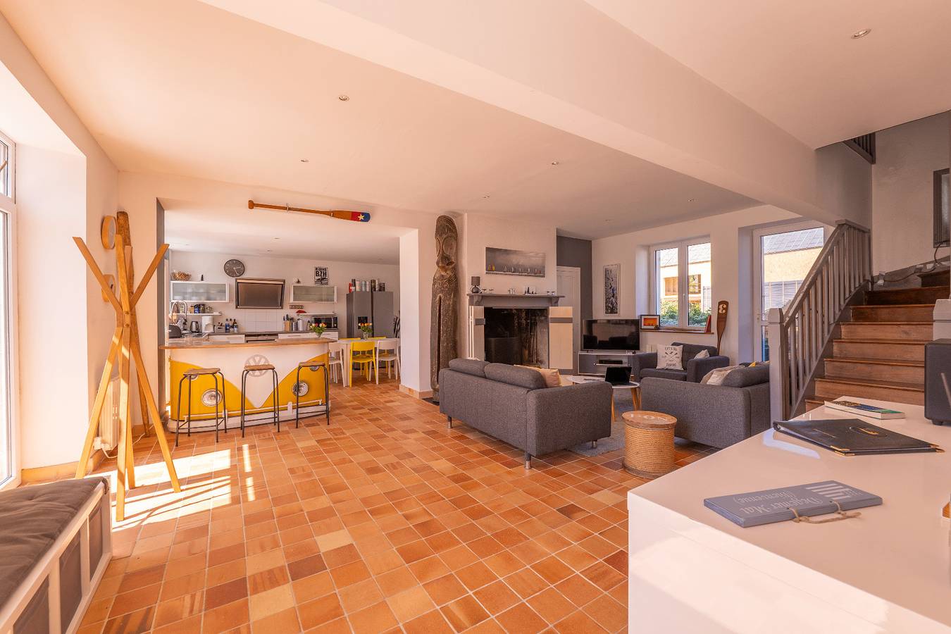 Ti Nalu, grande maison familiale proche des plages in Plouharnel, Côte des Mégalithes
