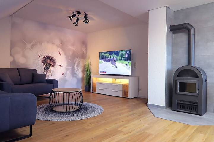 Ferienwohnung für 5 Personen, mit Balkon und Garten