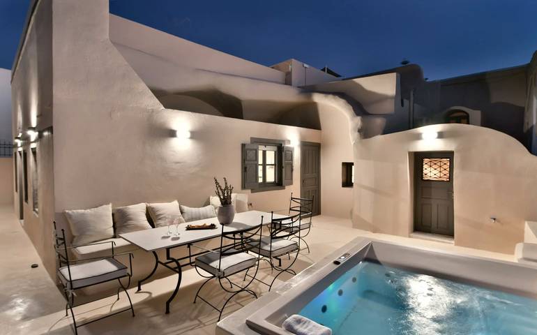 Casa de férias para 8 pessoas, com Vista para o mar e Terraço e ainda Jardim em Oia