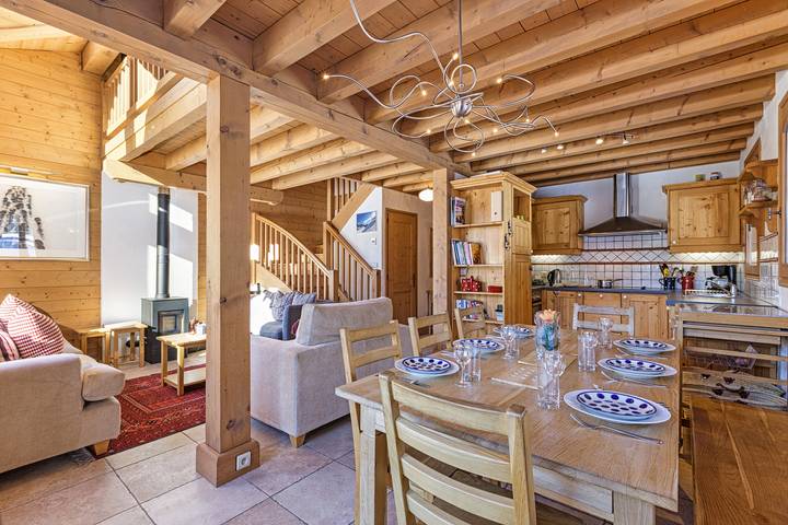 Ferienhaus für 10 Personen, mit Balkon und Terrasse sowie Kinderpool und Sauna in Chamonix - 3